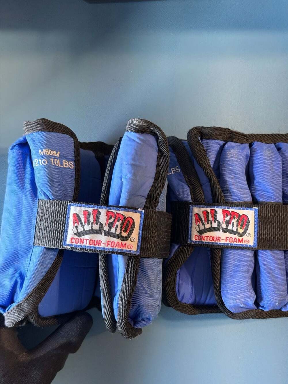 All Pro M500M Adjustable Ankle Weights, 10 lbs Each, 20 lb Pair